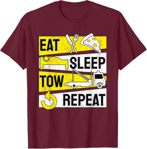 Abschlepper Abschleppdienst Abschleppwagenfahrer T-Shirt - T-Shirt | Maroon