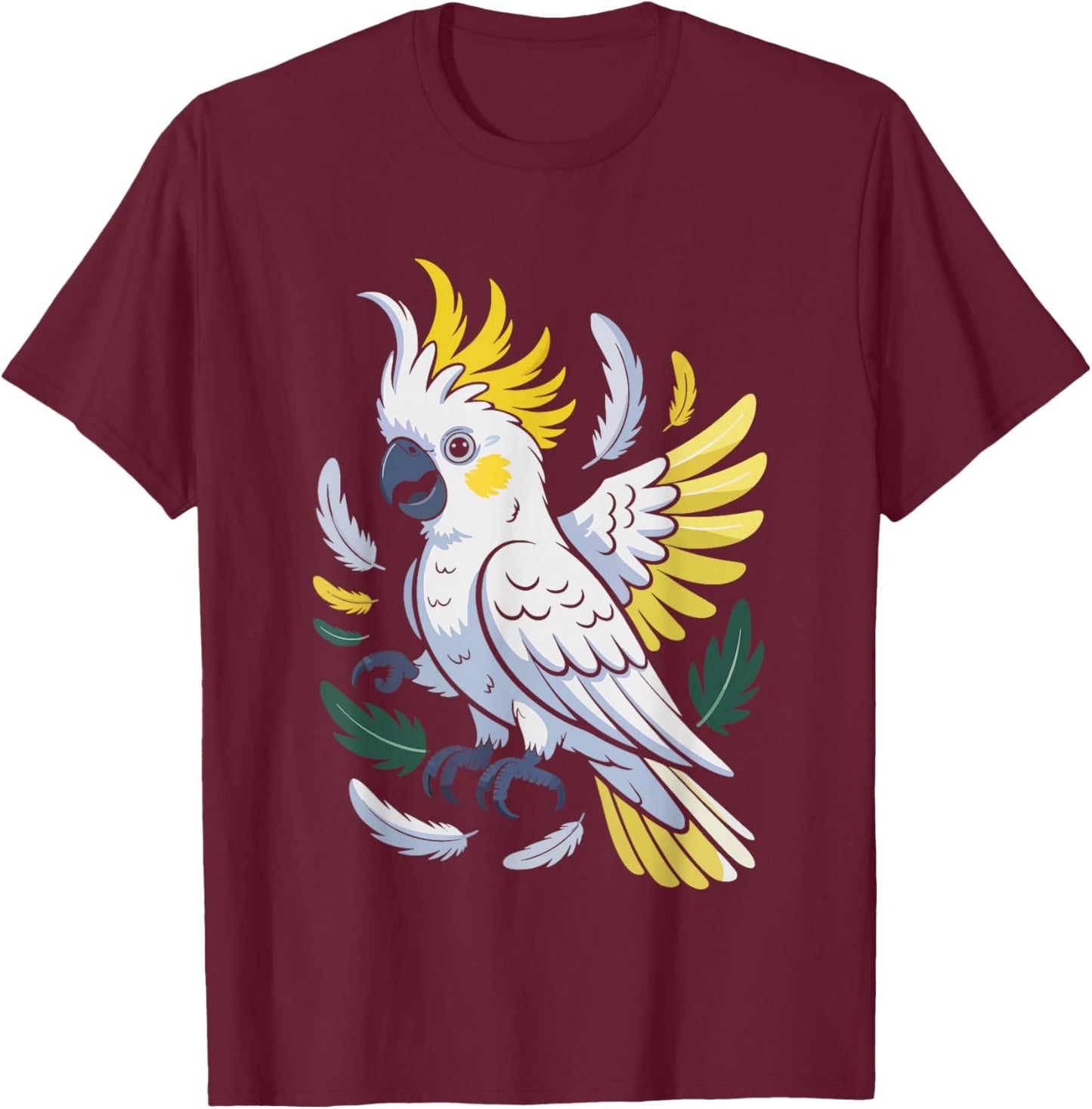 Propriétaire Cacatoès Blanc Maman De Compagnie T-Shirt - T-Shirt | Maroon