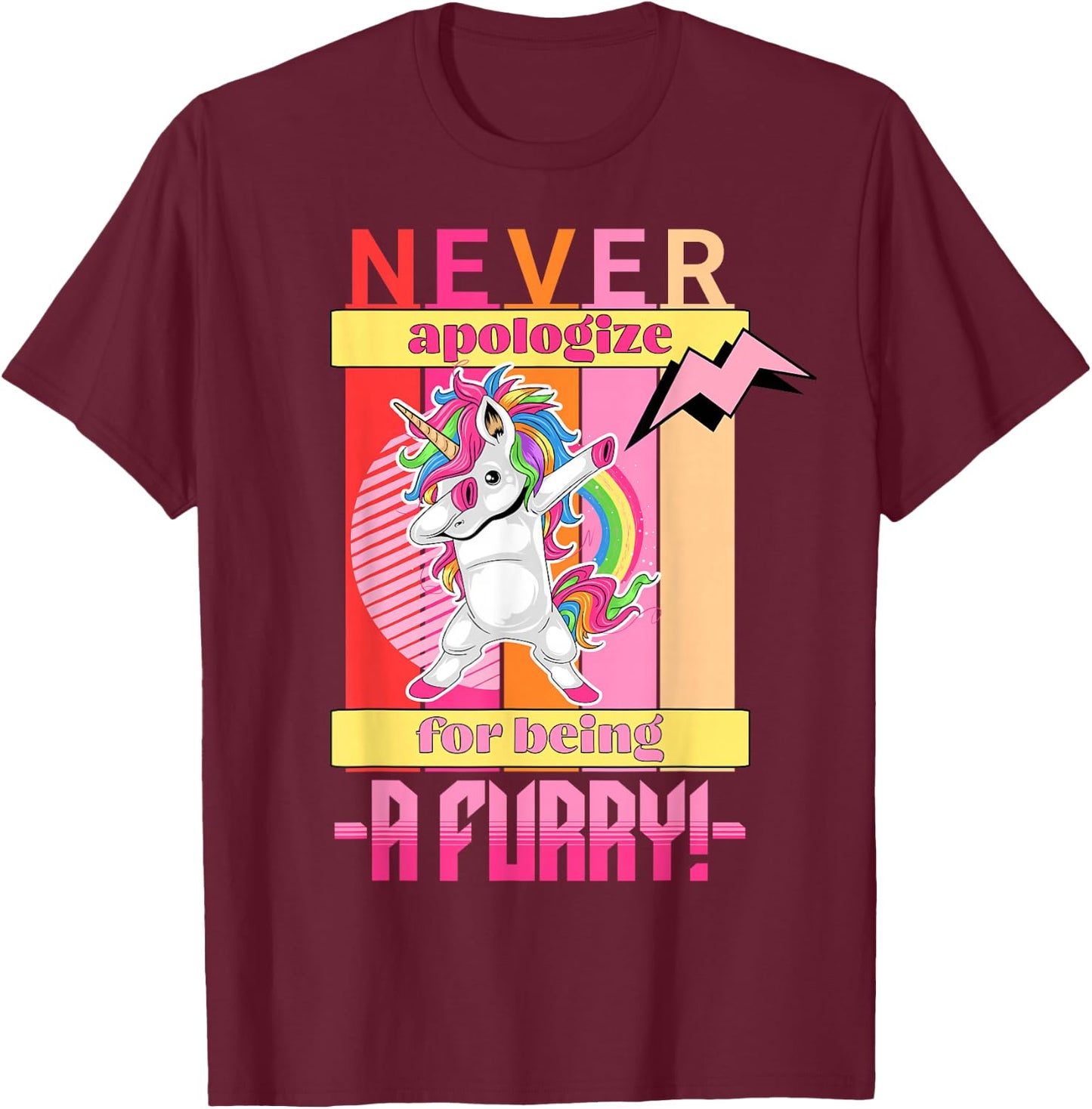 Funny Furries Fandoms Cosplay And Furry T-Shirt - T-Shirt | Maroon