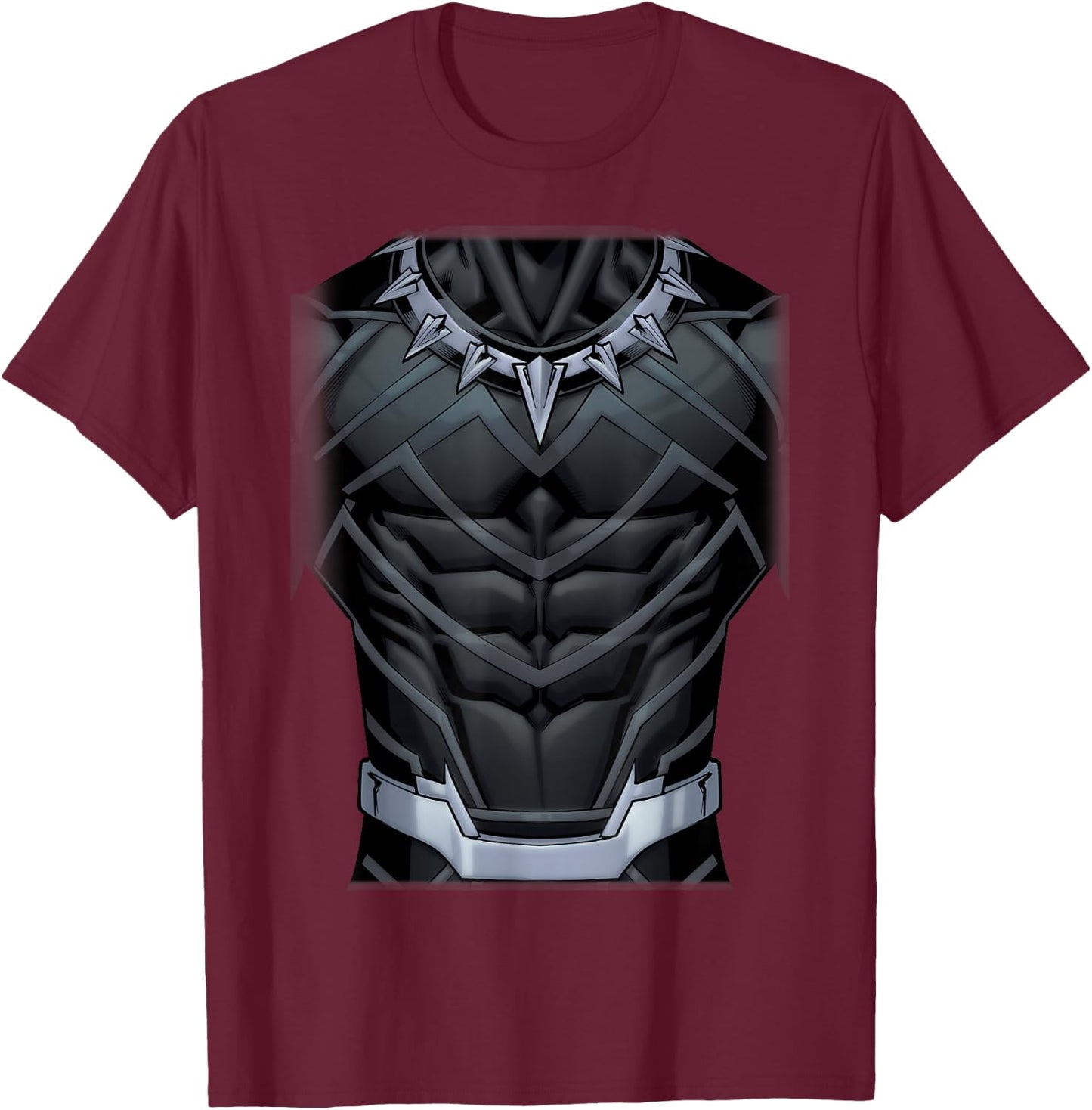 Marvel Black Panther Classic Suit Costume Halloween T-Shirt - T-Shirt | Maroon