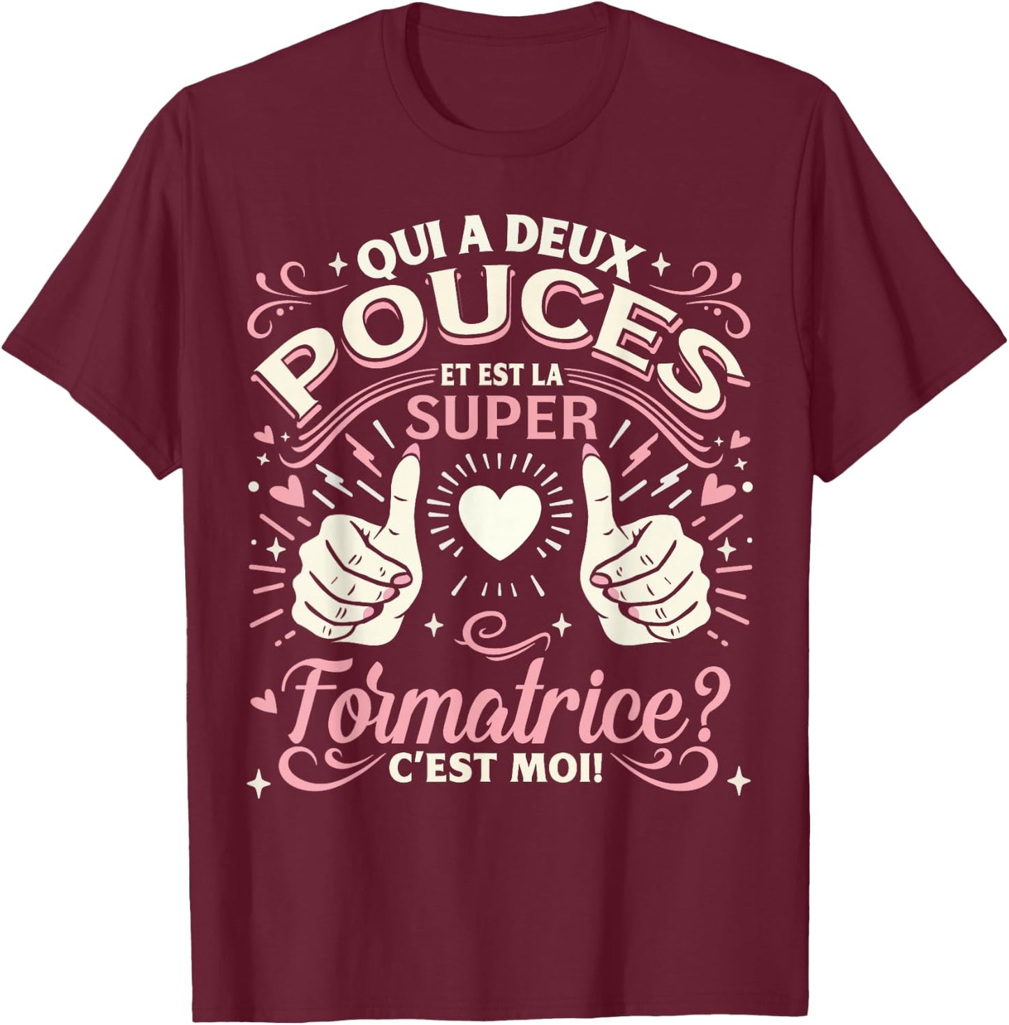 A Super Trainer Gift IFSI , Black, S T-Shirt - T-Shirt | Maroon