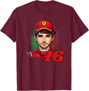Leclerc T-Shirt - T-Shirt | Maroon