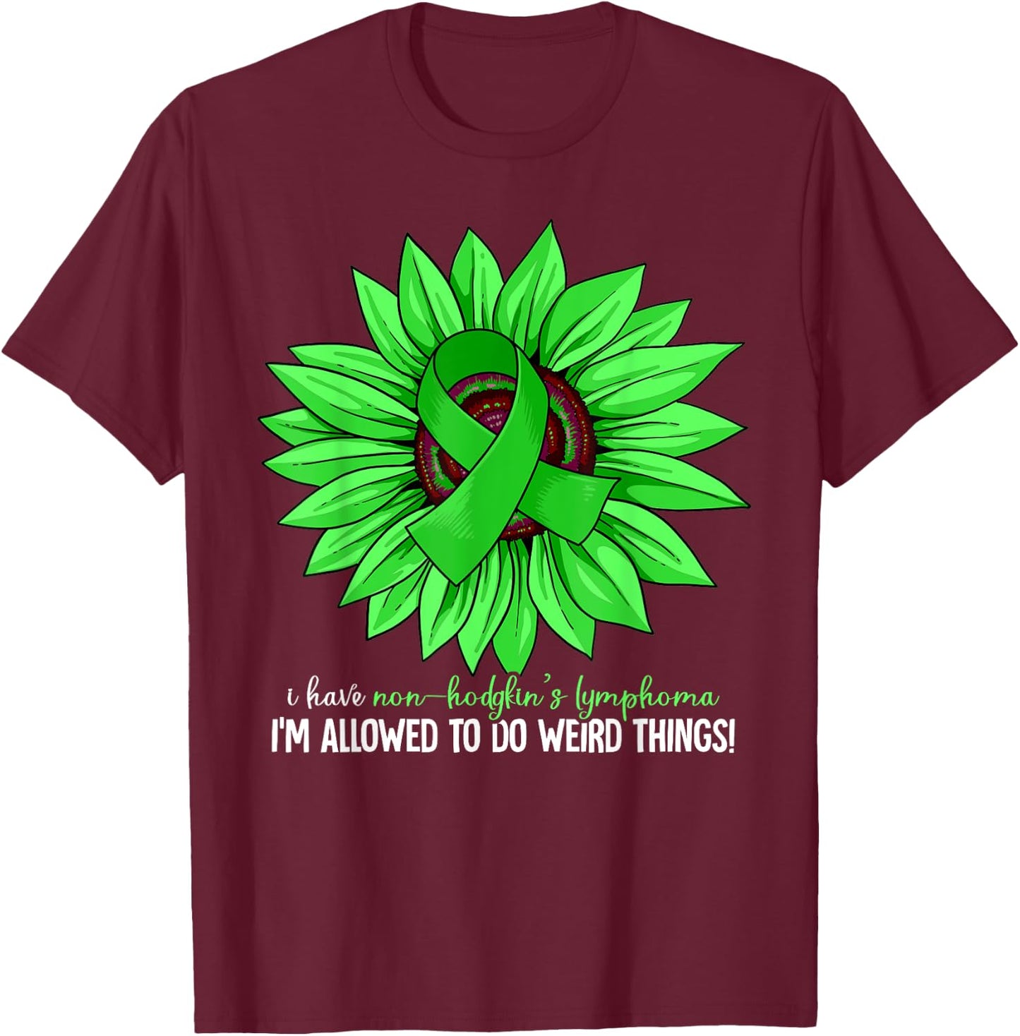 Non Hodgkins Lymphoma T-Shirt - T-Shirt | Maroon