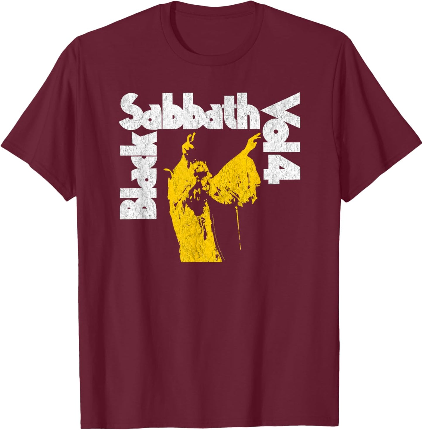Black Sabbath Vol. 4 Heavy Metal Music , black T-Shirt - T-Shirt | Maroon