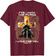 Jeremiah 29:11 Prayer Warrior Christian Cross Lion Graphic T-Shirt - T-Shirt | Maroon