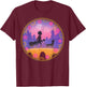 Disney Pixar Coco Miguel Dante Bridge Fireworks T-Shirt - T-Shirt | Maroon