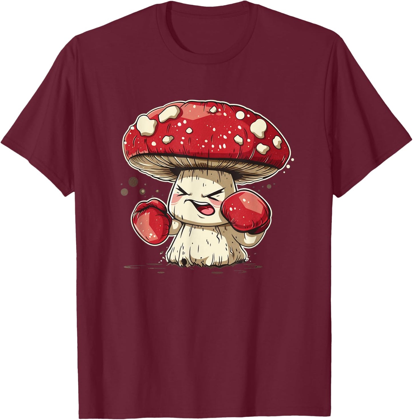 Boxer Cool Champignon T-Shirt - T-Shirt | Maroon