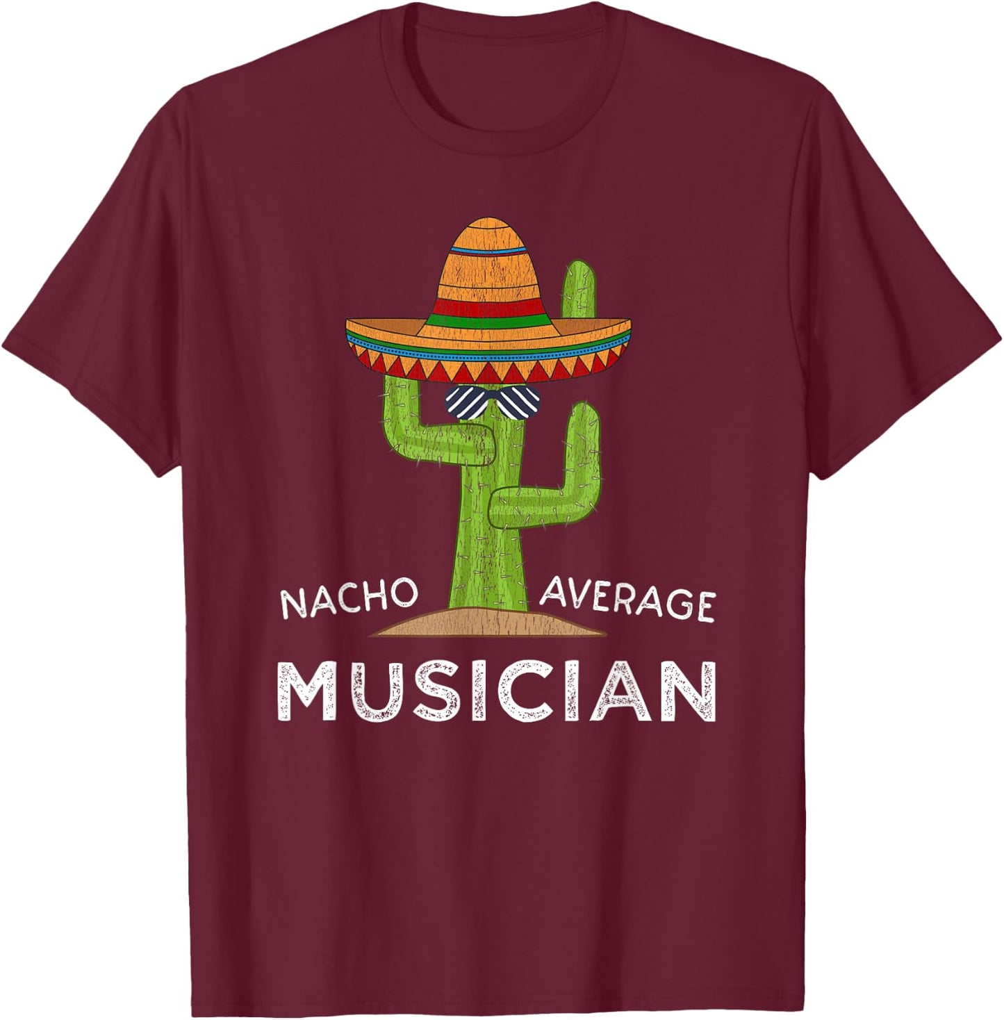 Funny Musician T-Shirt - T-Shirt | Maroon