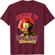 Killer Klowns from Outer Space Killin' It Scary Clown Poster , Black, S T-Shirt - T-Shirt | Maroon