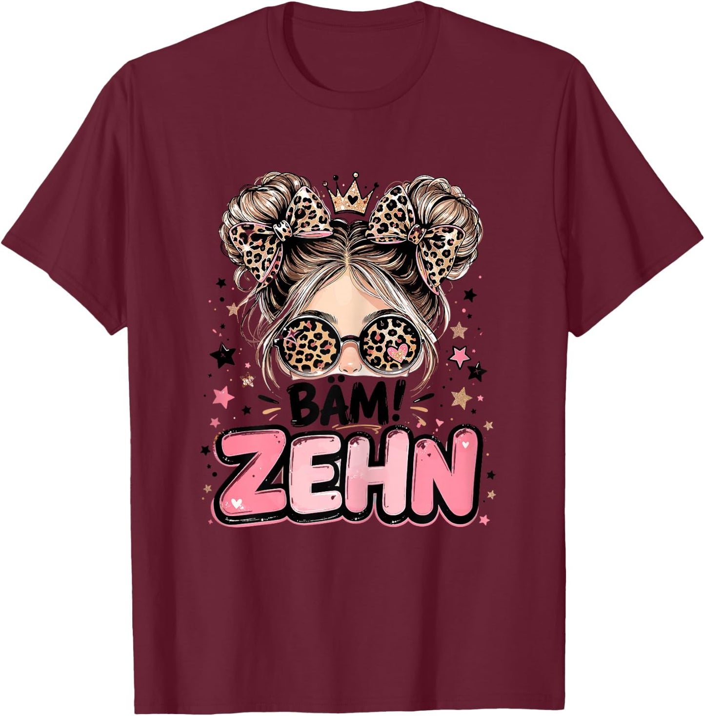 10. Geburtstag Mädchen 10 Jahre 2016 Lustig Geschenk T-Shirt - T-Shirt | Maroon