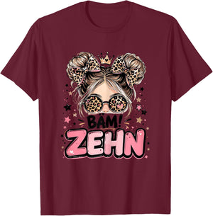 10. Geburtstag Mädchen 10 Jahre 2016 Lustig Geschenk T-Shirt - T-Shirt | Maroon