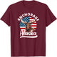 Anchorage Alaska Moose Viewing Alaskan Flag Hunting Souvenir T-Shirt - T-Shirt | Maroon