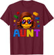 Family Aunt Master Builder Building Bricks Blocks MothersDay T-Shirt - T-Shirt | Maroon