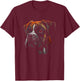 Boxer Dog T-Shirt - T-Shirt | Maroon
