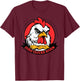 Zero Clucks Given Funny Angry Farm Hen T-Shirt - T-Shirt | Maroon