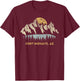 Fort Mohave Arizona Mountain Sunset Sunrise AZ T-Shirt - T-Shirt | Maroon