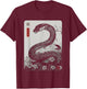 Vintage Year of the Snake 2025 Chinese New Year T-Shirt - T-Shirt | Maroon