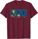 Hilarious Van Gogh Art meme - Van Goghing Van Gone Funny T-Shirt - T-Shirt | Maroon