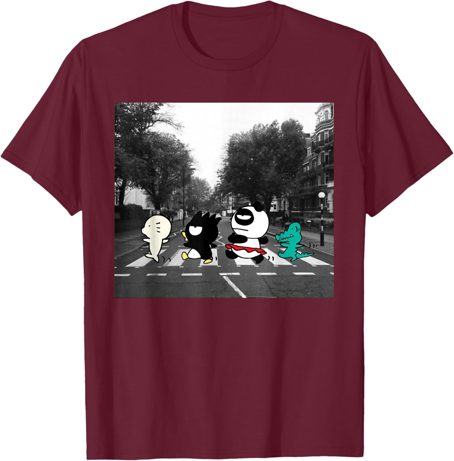 Badtz - Maru Crosswalk T-Shirt - T-Shirt | Maroon