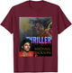 The King of POP MJ-067_Thriller , Erwachsene, Michael Jackson Fans, Pop Culture Enthusiasts, Various Ages, Schwarz, S T-Shirt - T-Shirt | Maroon