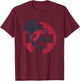 Switzerland Fan Item Women's Messy Bun Switzerland Flag , White T-Shirt - T-Shirt | Maroon