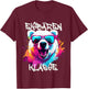 Kinder Cooler Eisbär für Eisbärenklasse Grundschule, Klassentier T-Shirt - T-Shirt | Maroon