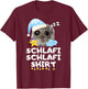 Schlafi Schlafi Funny Sad Hamster Cute Hamstie T-Shirt - T-Shirt | Maroon