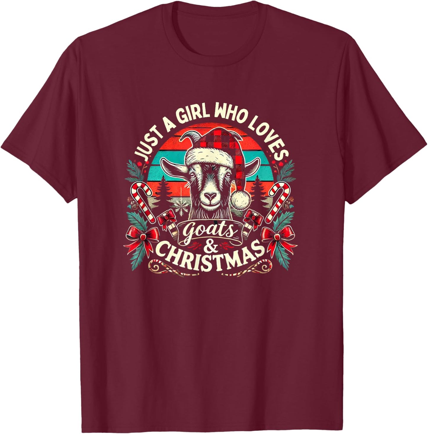 Child Black Modern Classic Fit Christmas T-Shirt - T-Shirt | Maroon