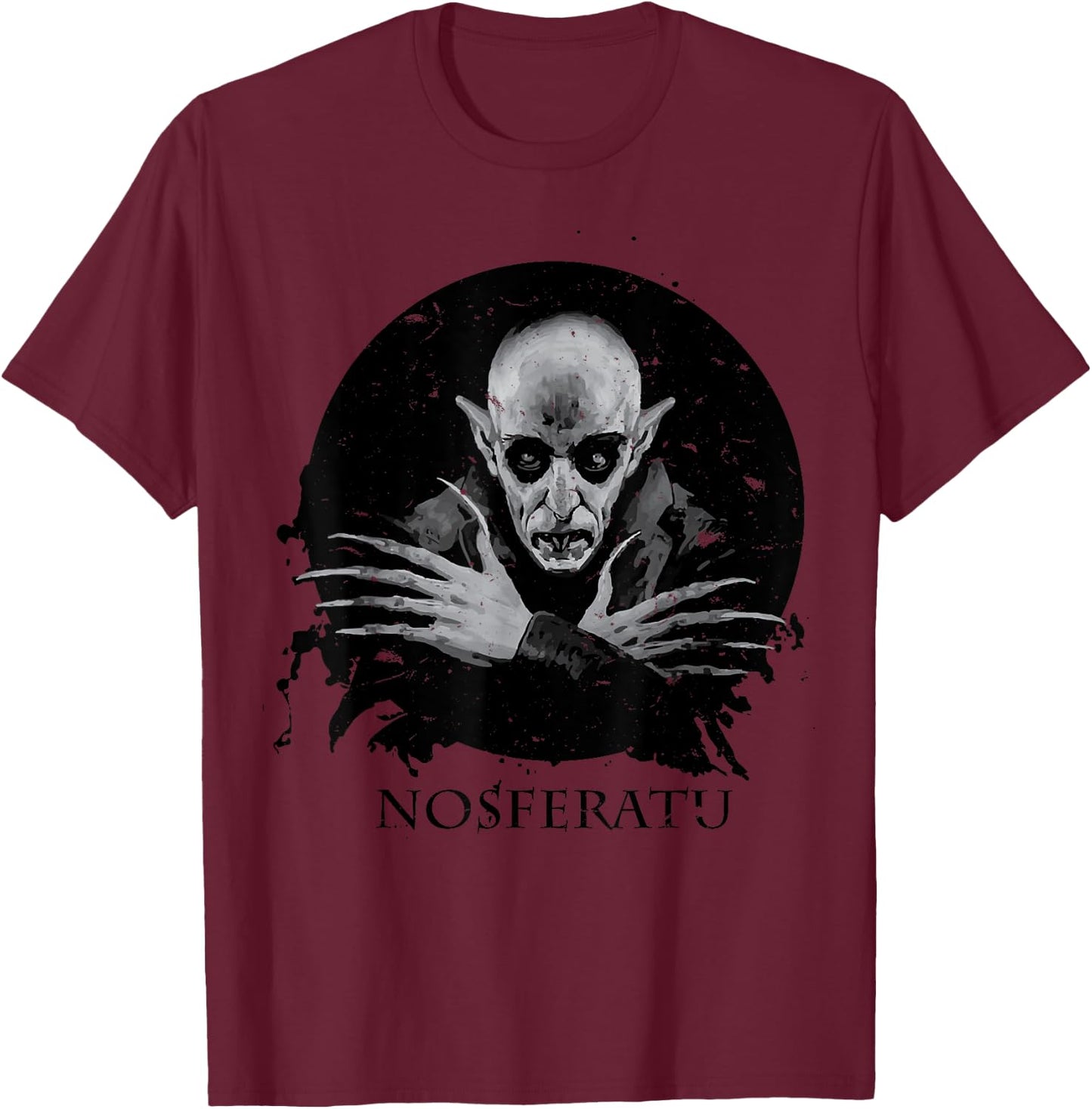Vampire Halloween T-Shirt - T-Shirt | Maroon