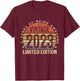 Vintage 2023 Limited Edition 3-Year-Old 3rd Birthday T-Shirt - T-Shirt | Maroon