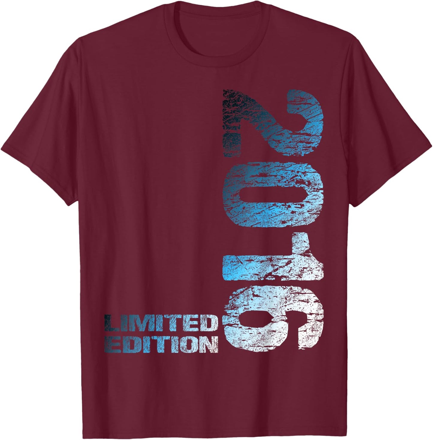 2016 Junge Mädchen 10. Geburtstag Limited Edition 10 T-Shirt - T-Shirt | Maroon