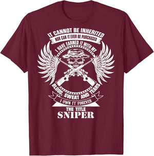 Sniper Shirts T-Shirt - T-Shirt | Maroon