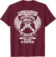 Sniper Shirts T-Shirt - T-Shirt | Maroon