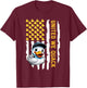 United We Quack Patriotic Rubber Duck 4th of July T-Shirt - T-Shirt | Maroon