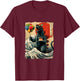 Kaiju Birthday Party Japan Monster Bday Japanese Graphic T-Shirt - T-Shirt | Maroon