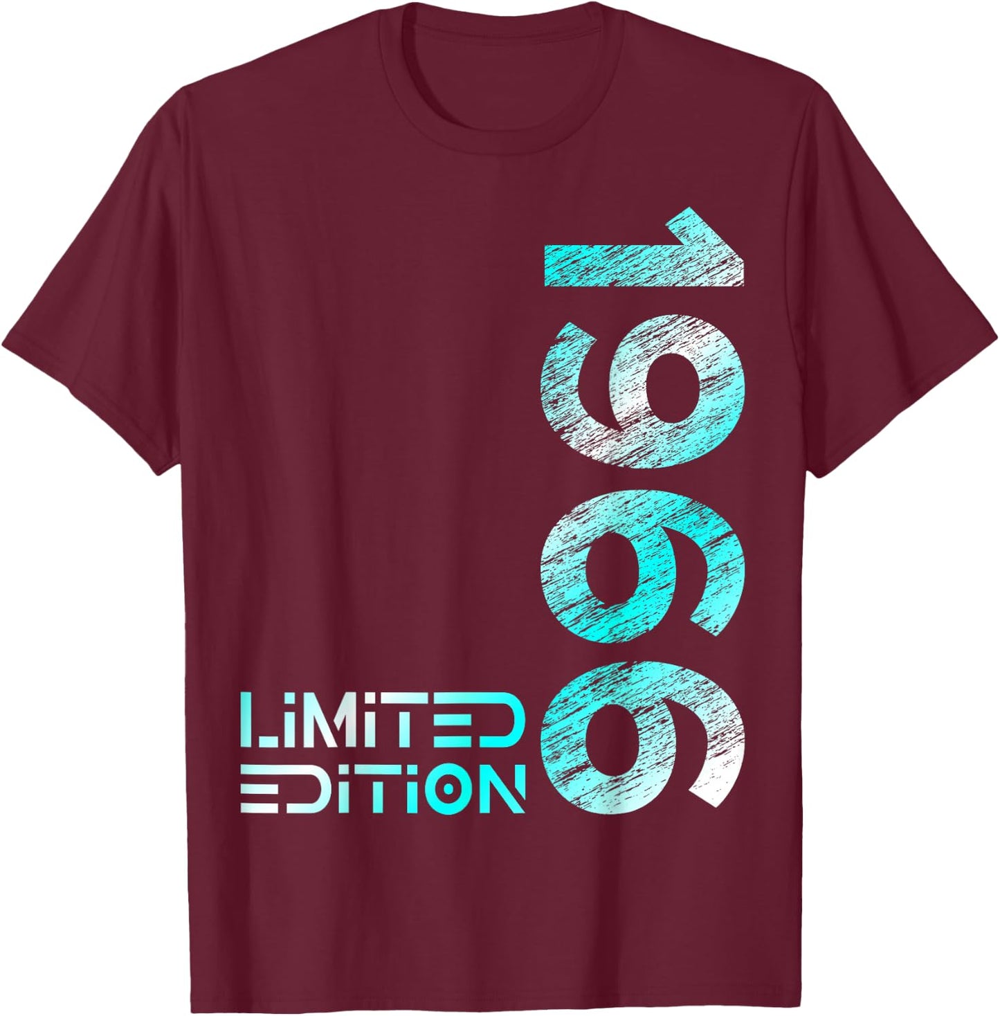 60. Geburtstag Limited Edition Jahrgang 1966 Mann Frau T-Shirt - T-Shirt | Maroon