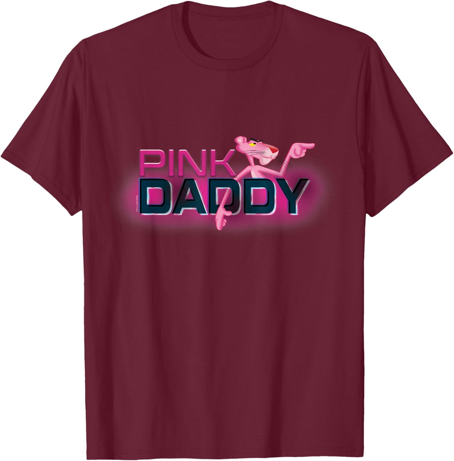 Pink Panther Pink Daddy T-Shirt - T-Shirt | Maroon