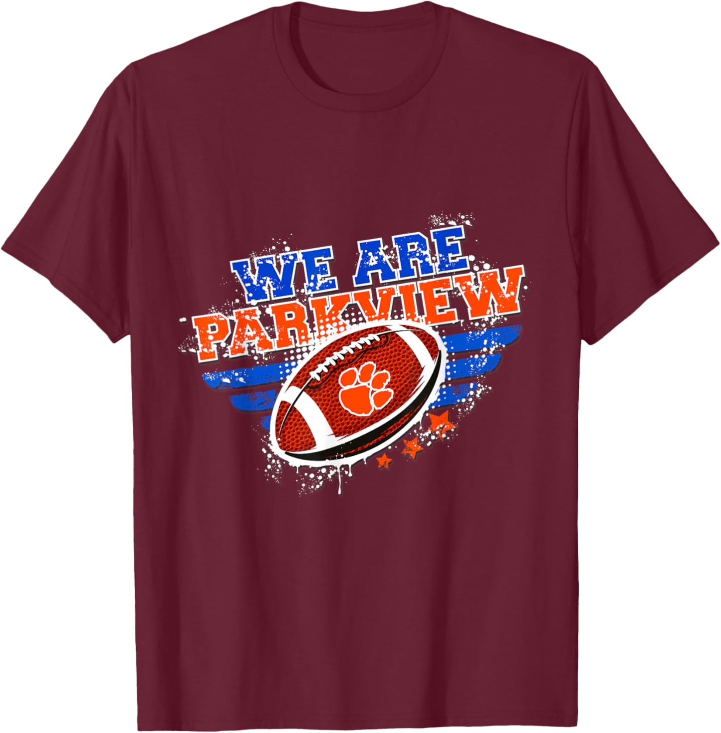 We Are Parkview Football Lilburn Georgia T-Shirt - T-Shirt | Maroon