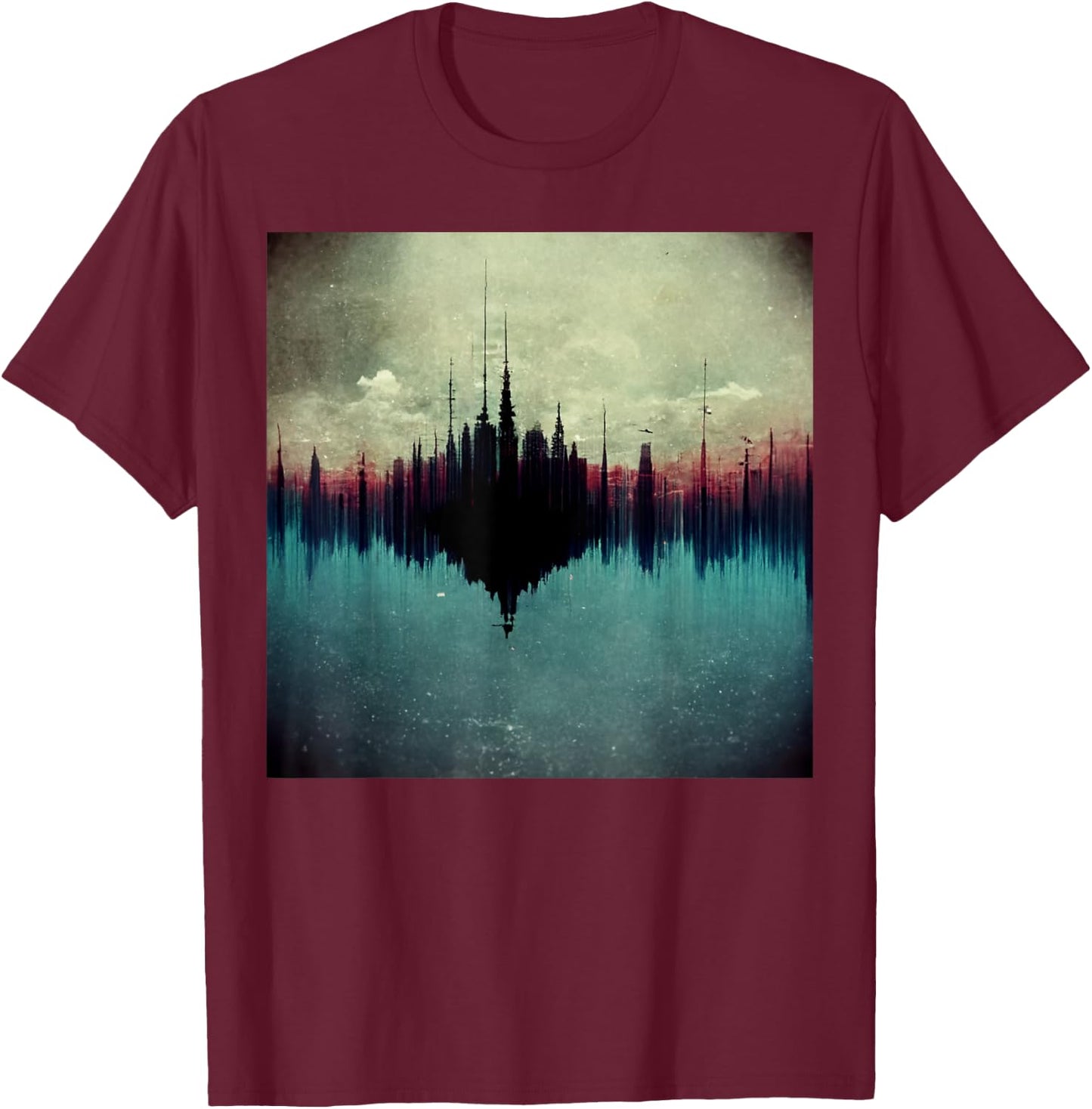 Soundwave Shirt Recording Studio Producer Sound Engineer T-Shirt - T-Shirt | Maroon