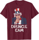 Druncle Sam Funny Uncle Sam Beer 4th Of July Party Drinking T-Shirt - T-Shirt | Maroon
