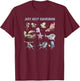 Disney Pixar Finding Nemo Group Chart Just Keep Swimming T-Shirt - T-Shirt | Maroon