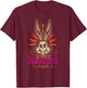 Looney Tunes Dia De Los Muertos Creepy Bugs Bunny Halloween , black, s T-Shirt - T-Shirt | Maroon