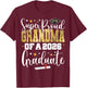 Proud Grandma of A Class of 2026 Graduate Senior Graduation T-Shirt - T-Shirt | Maroon
