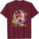 Miraculous Ladybug The Movie Cat Noir Badge Gold T-Shirt - T-Shirt | Maroon