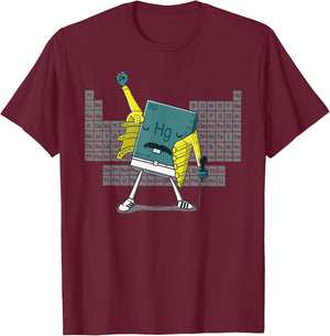 Wissenschaft Chemie Mercury Rock Meme Queen Lol Parodie Freddie T-Shirt - T-Shirt | Maroon