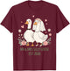 Mr and Mrs Silly Goose, Couple Matching Wedding Funny Meme T-Shirt - T-Shirt | Maroon