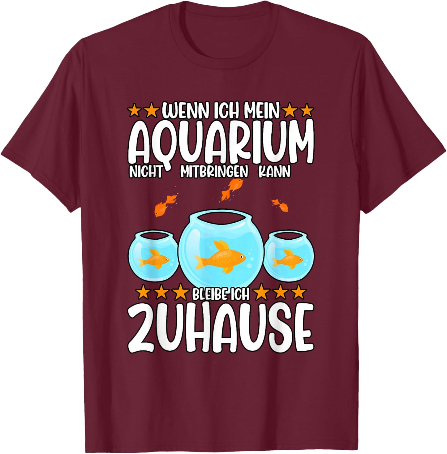 Aquarian , black T-Shirt - T-Shirt | Maroon