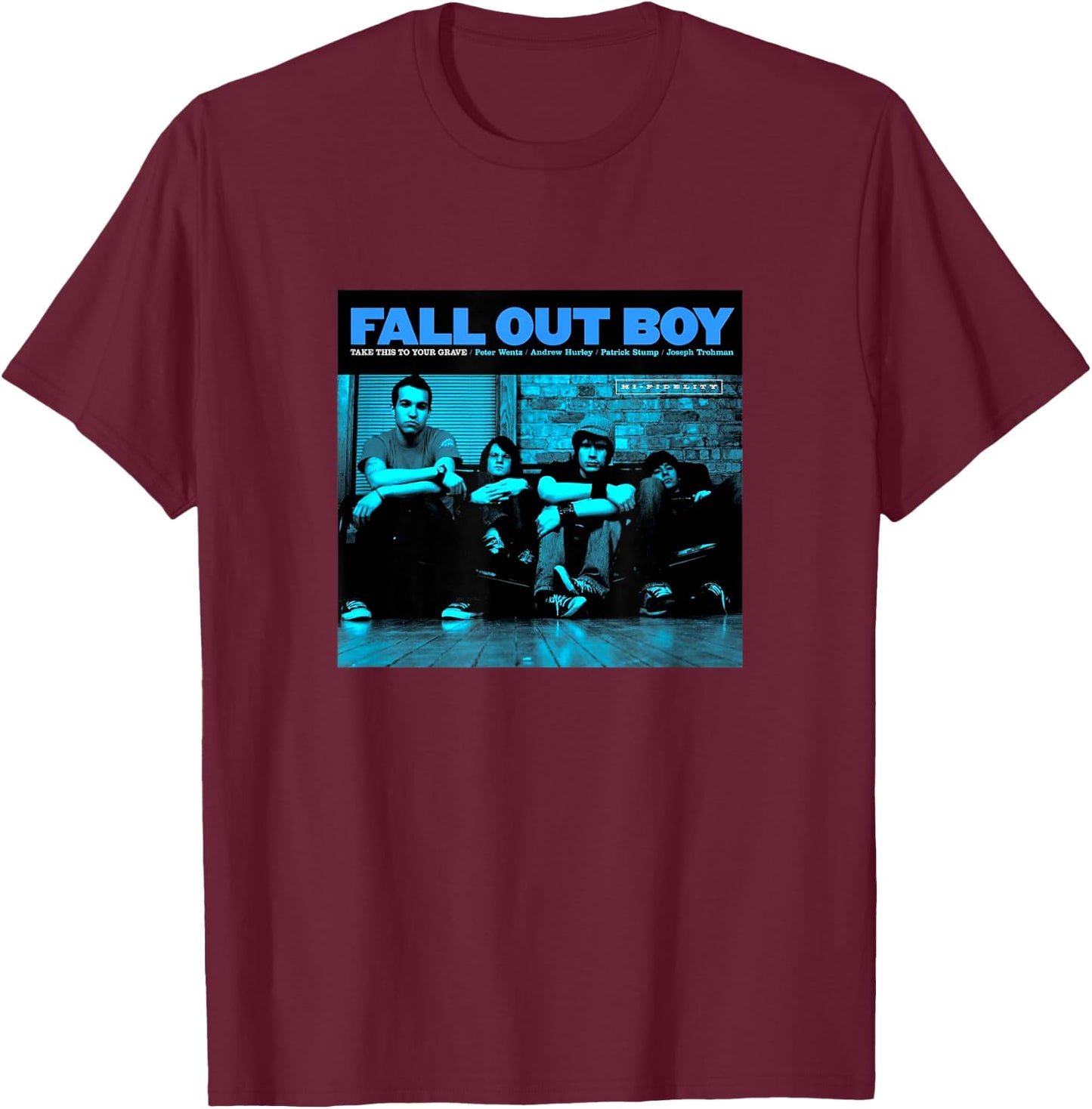 Fall Out Boy - Take This To Your Grave T-Shirt - T-Shirt | Maroon