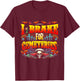 I Brake For Cemeteries Halloween Ghost Stories Supernatural T-Shirt - T-Shirt | Maroon