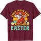 Guess Who Back Is Frohe Osterfest Easter Egg T-Shirt - T-Shirt | Maroon